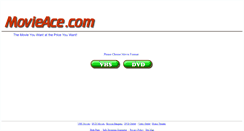 Desktop Screenshot of movieace.com